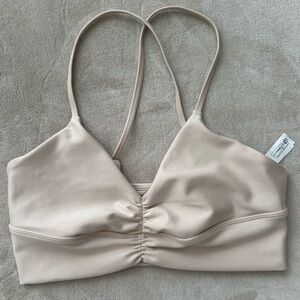 ALO Yoga Cream Sports Bra